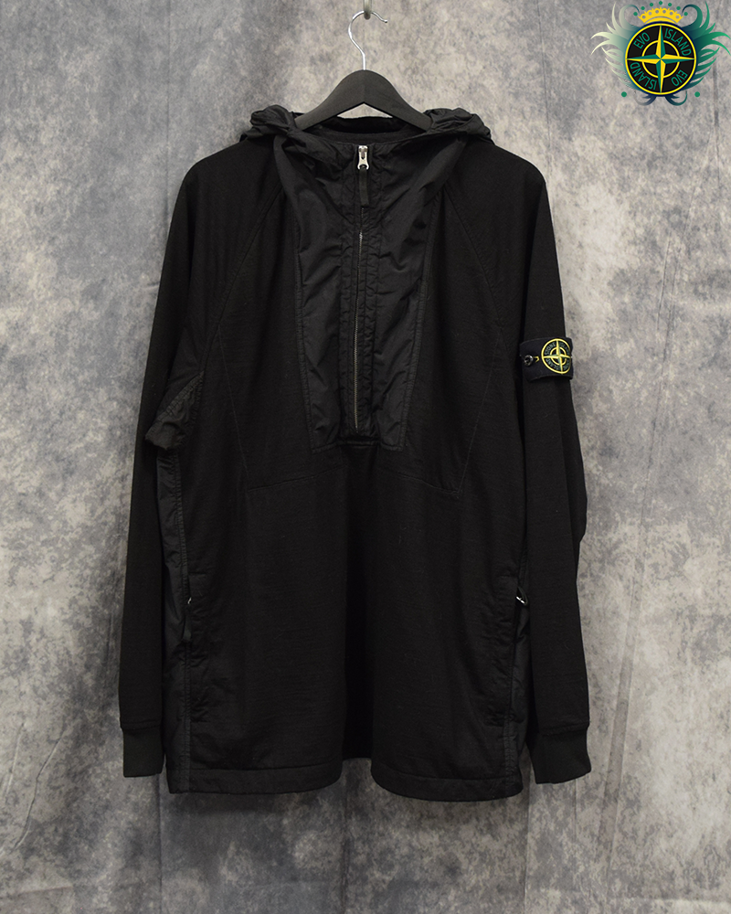 Stone Island Mix Fabric Hype-TC Smock Black - M