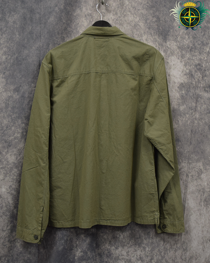 C.P Company Zip Overshirt Green