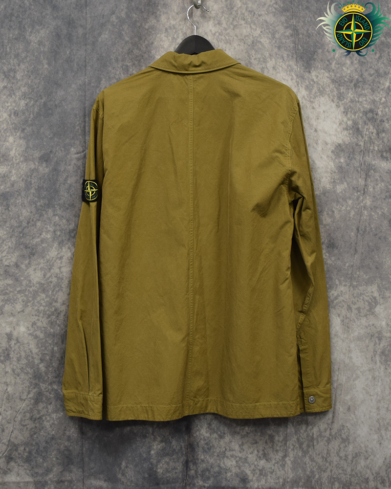Stone Island Button Overshirt Khaki / Brown