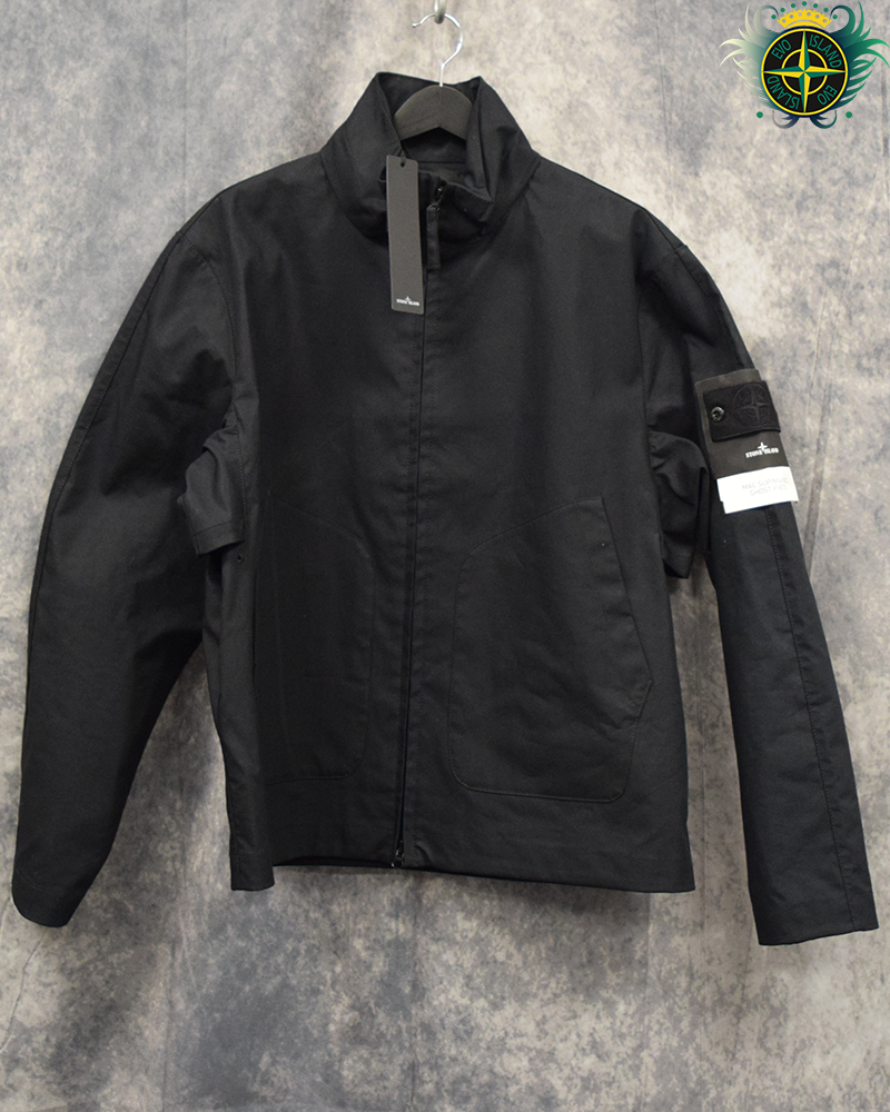 Stone Island Ghost Piece Mac Supima Jacket Black - L