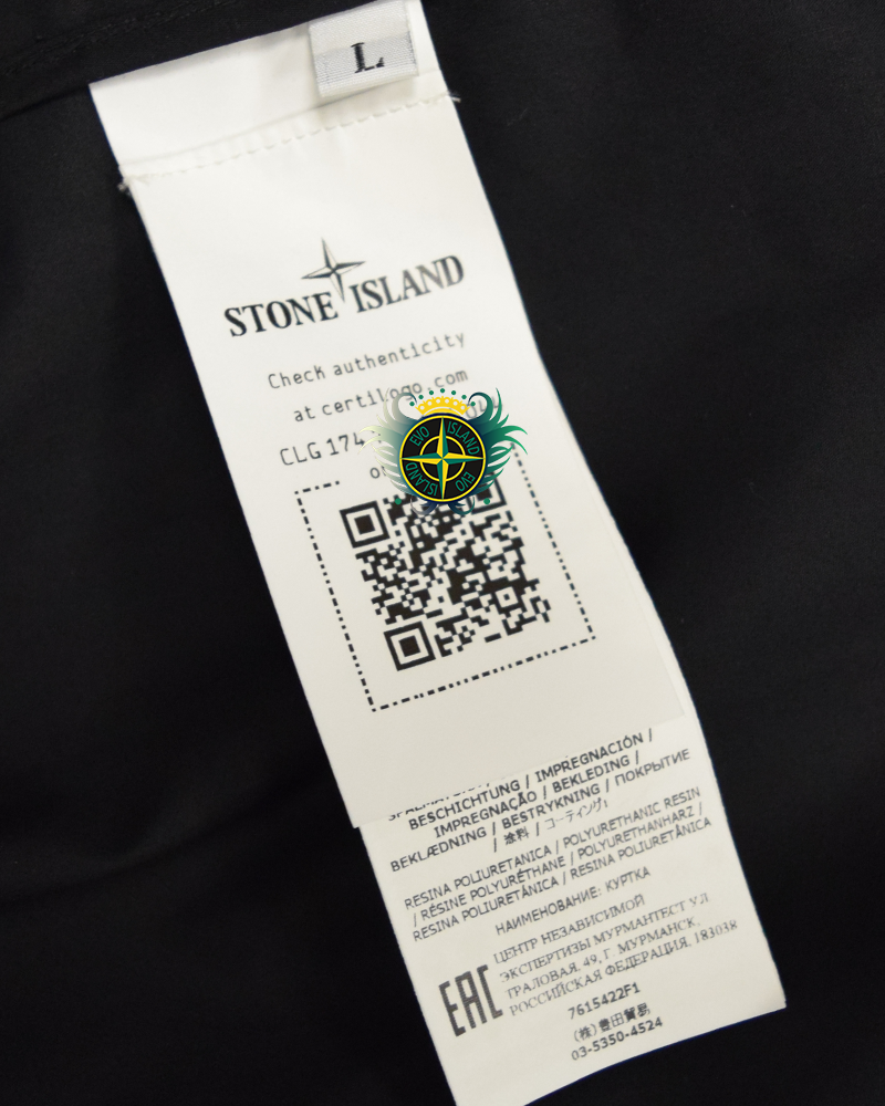 Stone Island Ghost Piece Mac Supima Jacket Black - L