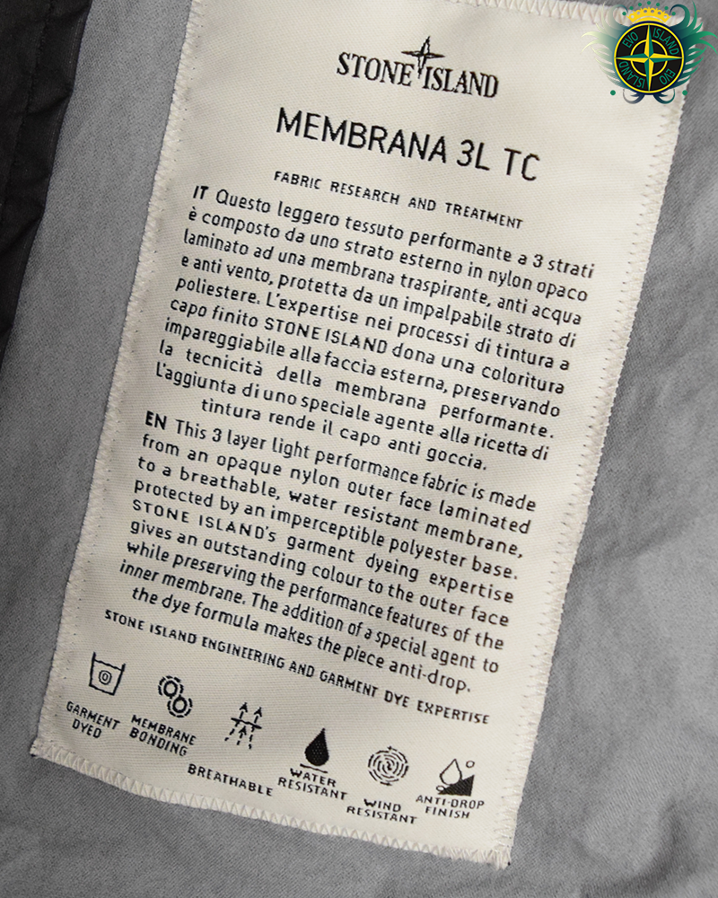 Stone Island Membrana Jacket Black - XL