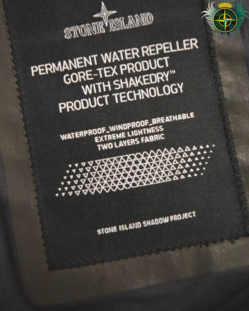 Stone Island Shadow Project Gortex Shake Dry Jacket Charcoal - XL
