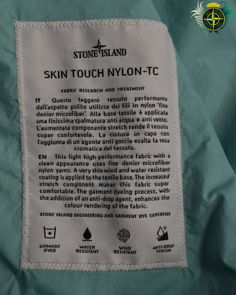 Stone Island Skin Touch Nylon Jacket Mint - XL