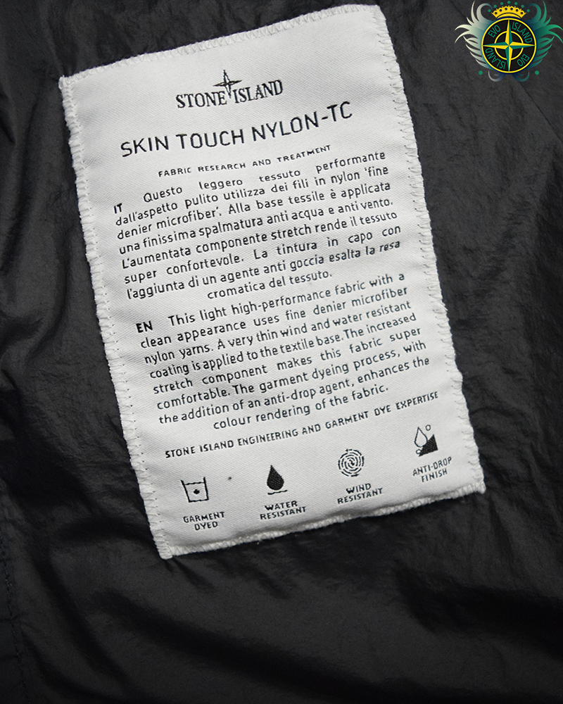 Stone Island Skin Touch Nylon Jacket Black - XL