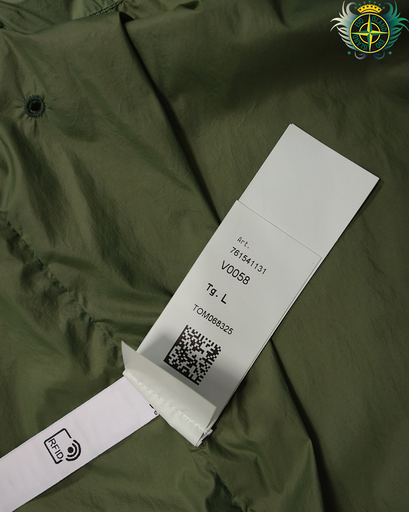 Stone Island Skin Touch Nylon Jacket Green - L