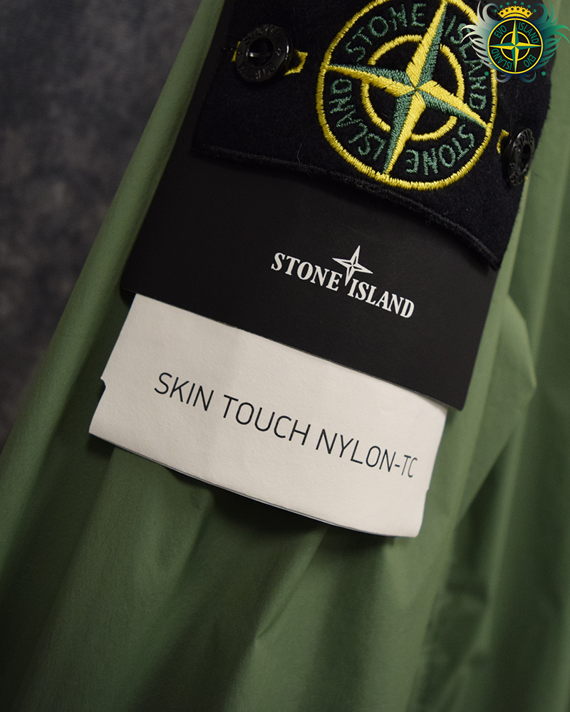 Stone Island Skin Touch Nylon Jacket Green - L