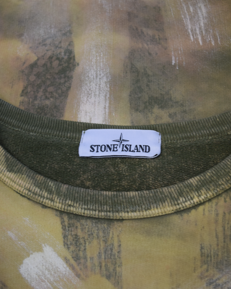 Stone island x Snowbeast Custom  Crewneck Sweatshirt detail view