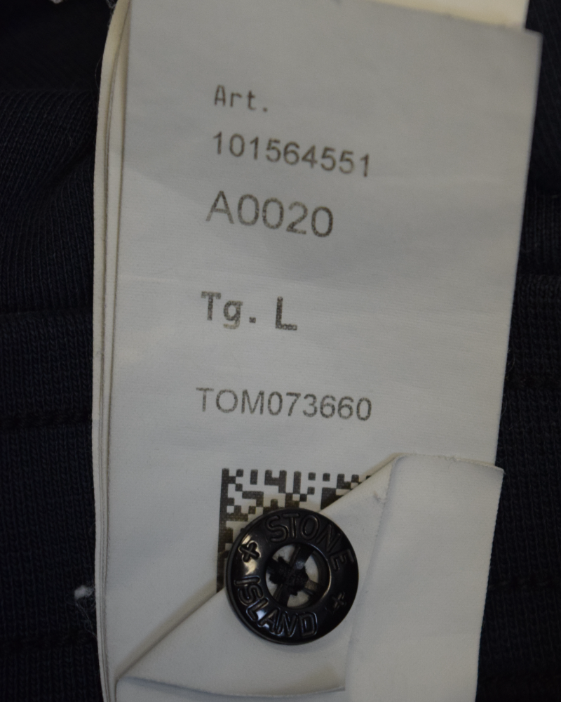 Stone Island Cuffed Joggers Navy Blue detail view