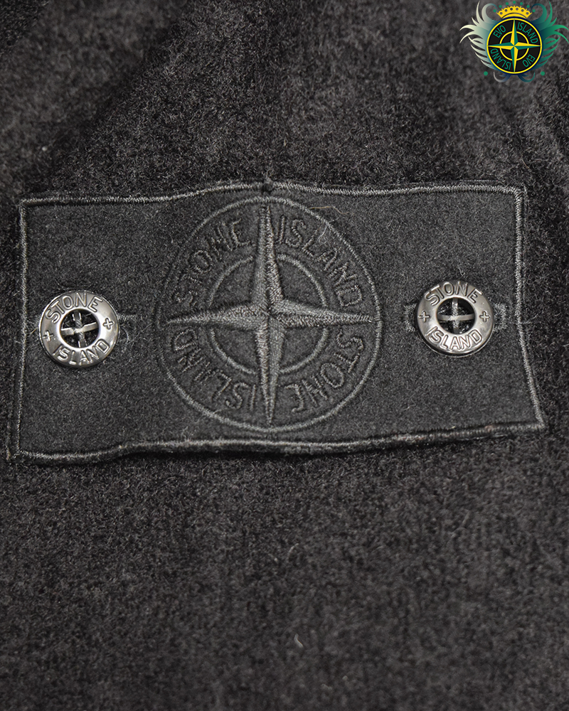 Stone Island Ghost Piece Lana Wool Jacket Black