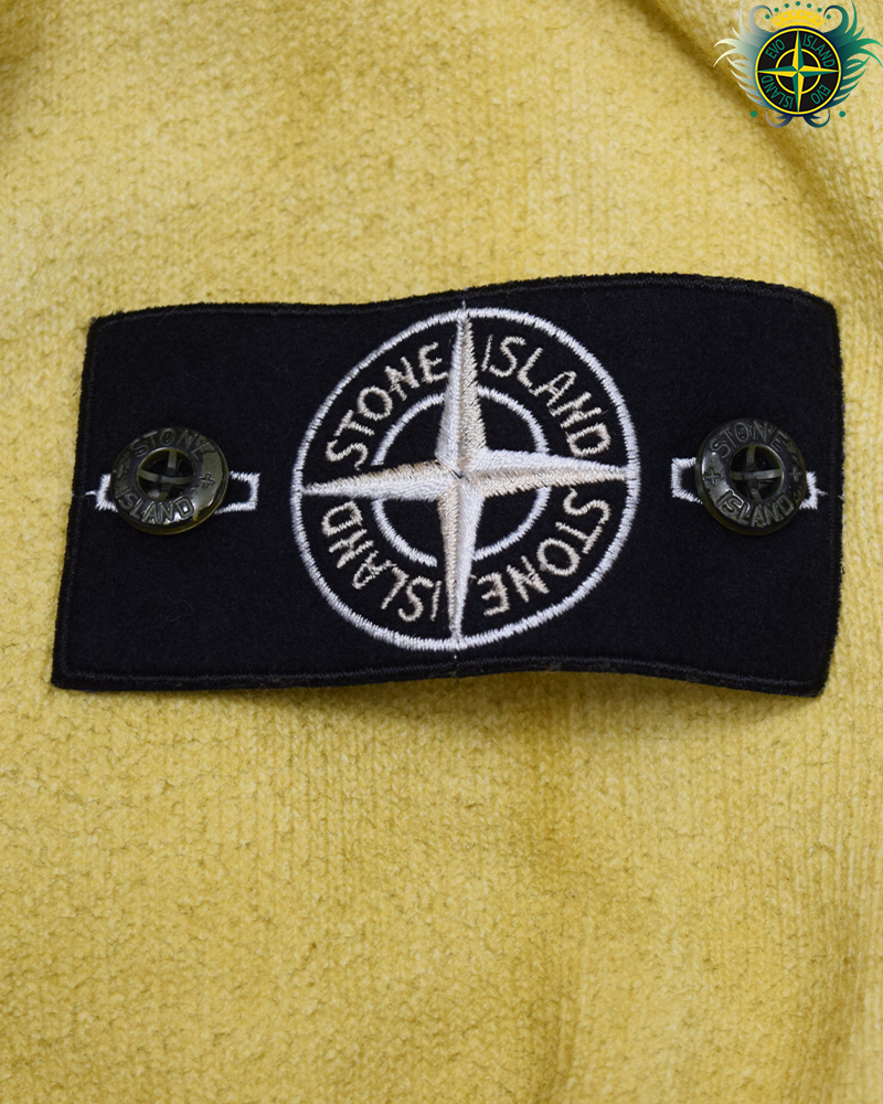 Stone Island Closed Loop Project Gradient Sweatshirt Mustard - XXL