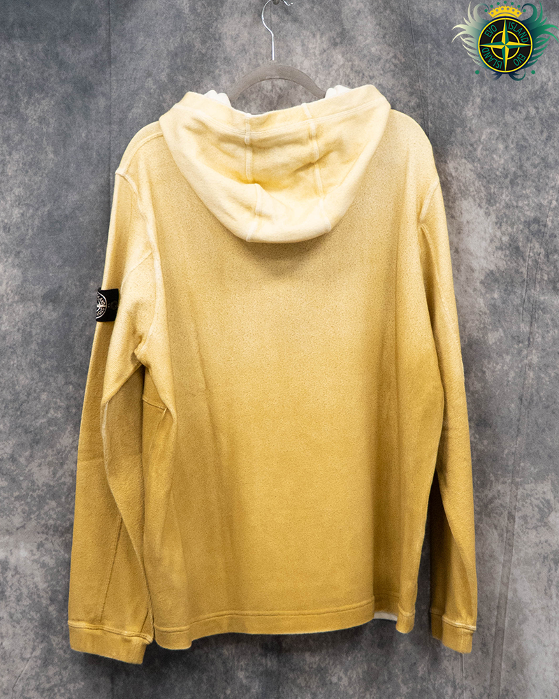 Stone Island Closed Loop Project Gradient Hoodie Mustard - XL