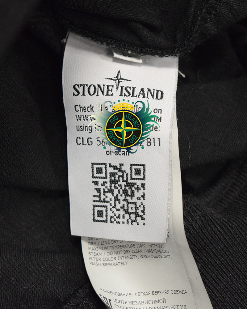 Stone Island Shadow Project Naslan Rip Stop Smok Black - L