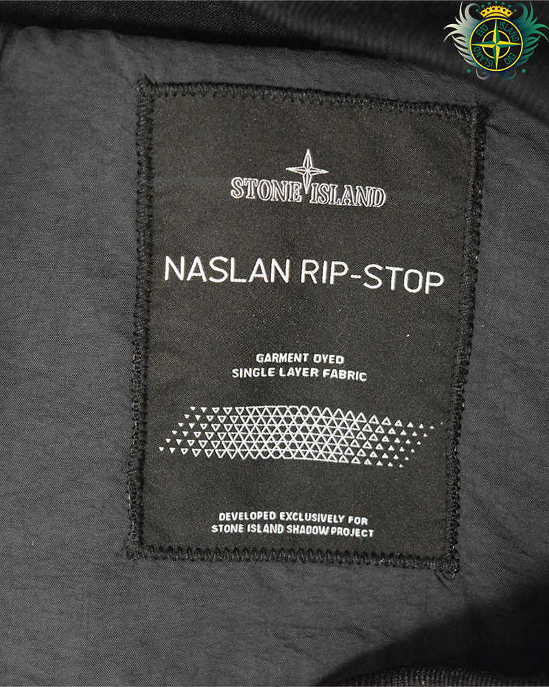 Stone Island Shadow Project Naslan Rip Stop Smok Black - L