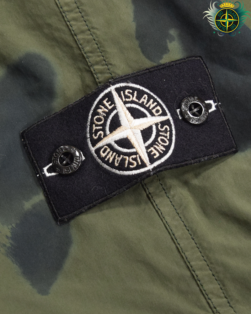 Stone Island Special Process Hand Coloured Cargos Green - 31/LO
