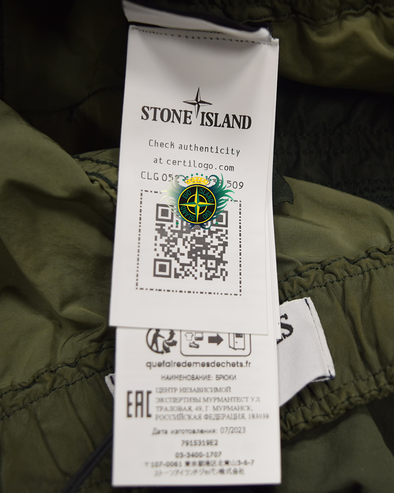 Stone Island Special Process Hand Coloured Cargos Green - 31/LO