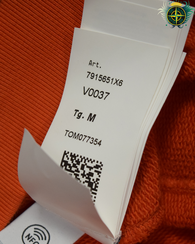 Stone Island Marina Cotton Fleece Hoodie Orange - M