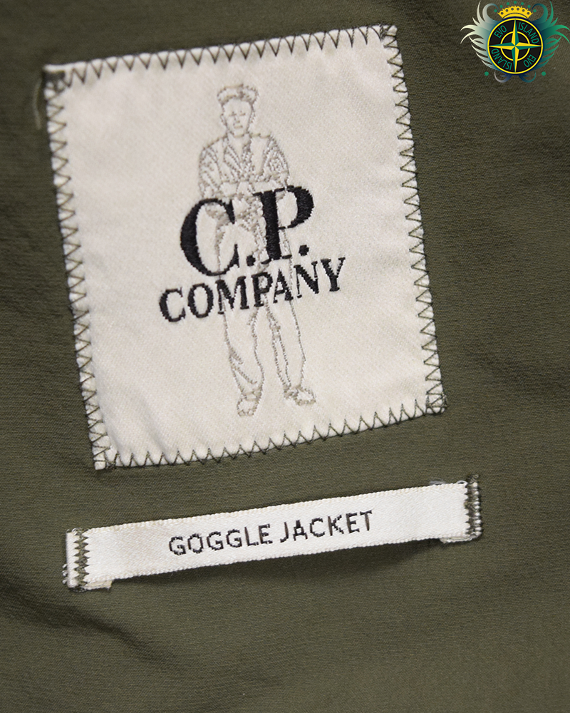 C.P Company DyShell Polartech Goggle Jacket Khaki