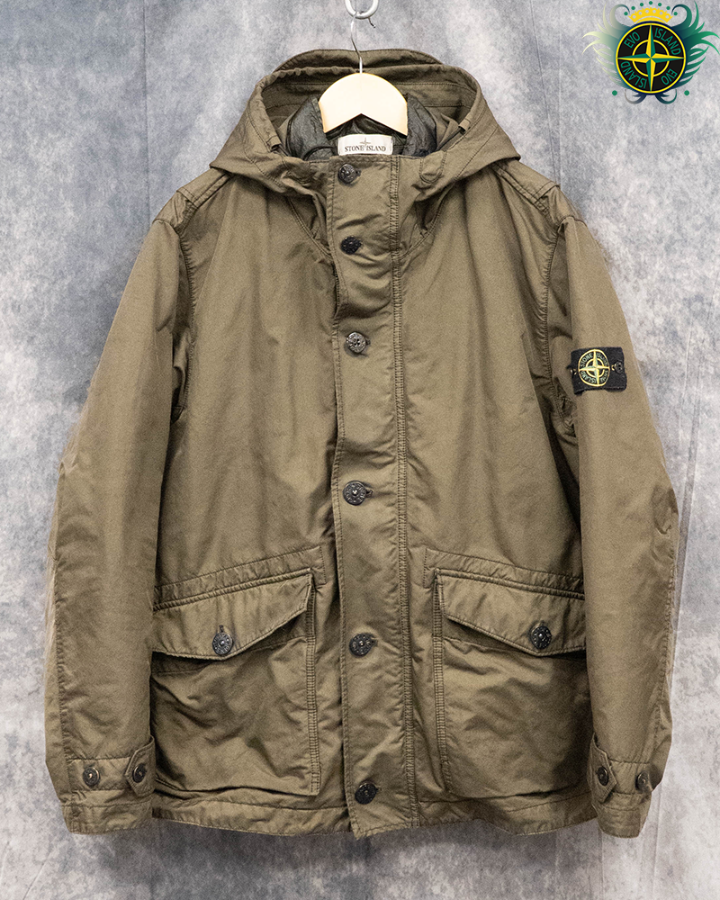 Stone Island David-TC With Down Liner Jacket Khaki - XL