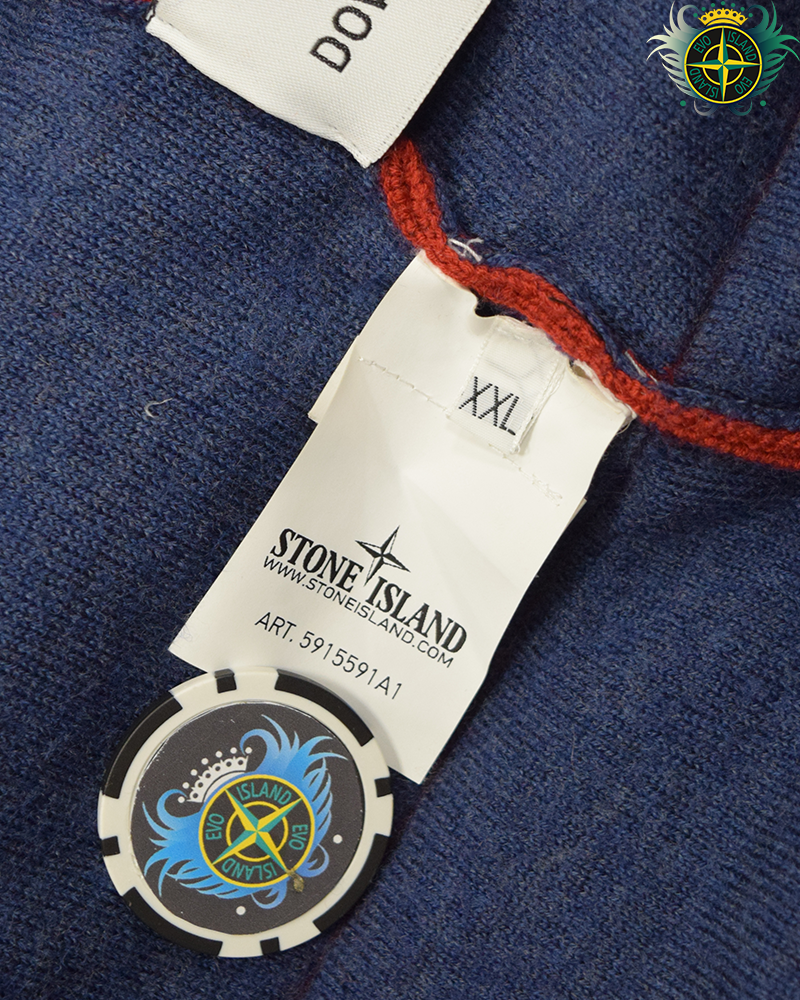 Stone Island Special Process Double Bag Knit Down Gilet Red - XXL