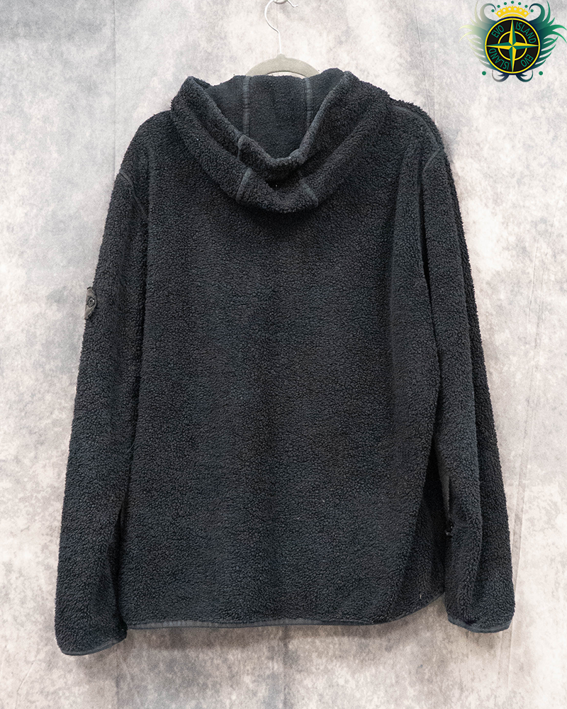 Stone Island Shadow Project Teddy Fleece Hoodie Black - XL