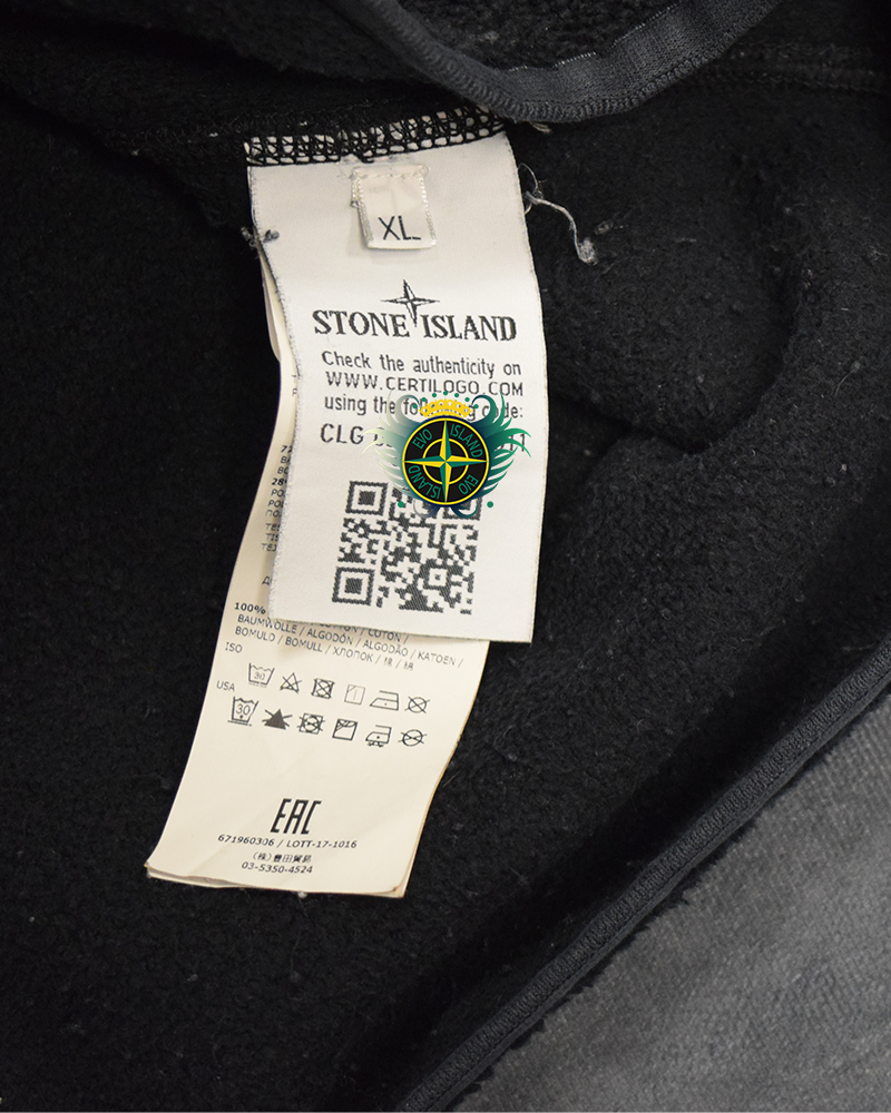 Stone Island Shadow Project Teddy Fleece Hoodie Black - XL