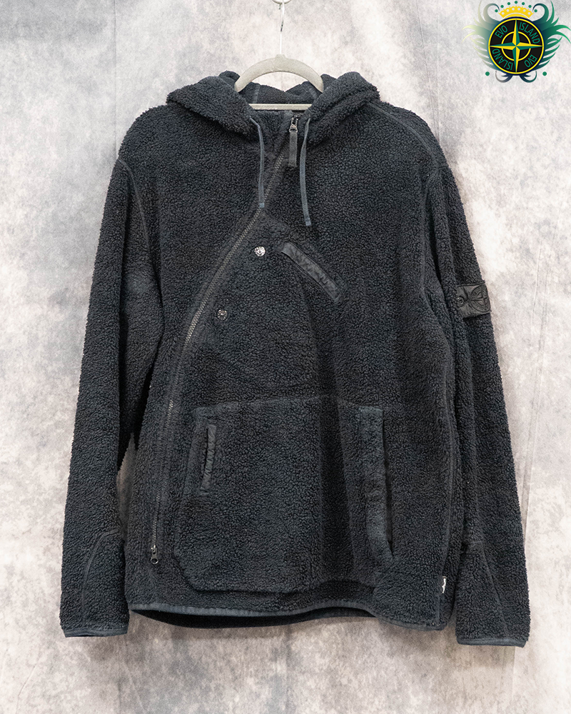 Stone Island Shadow Project Teddy Fleece Hoodie Black - XL