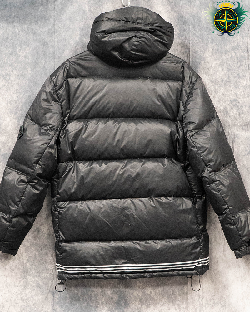 Stone Island 1997 Micro Light Down Puffer Jacket Black - L