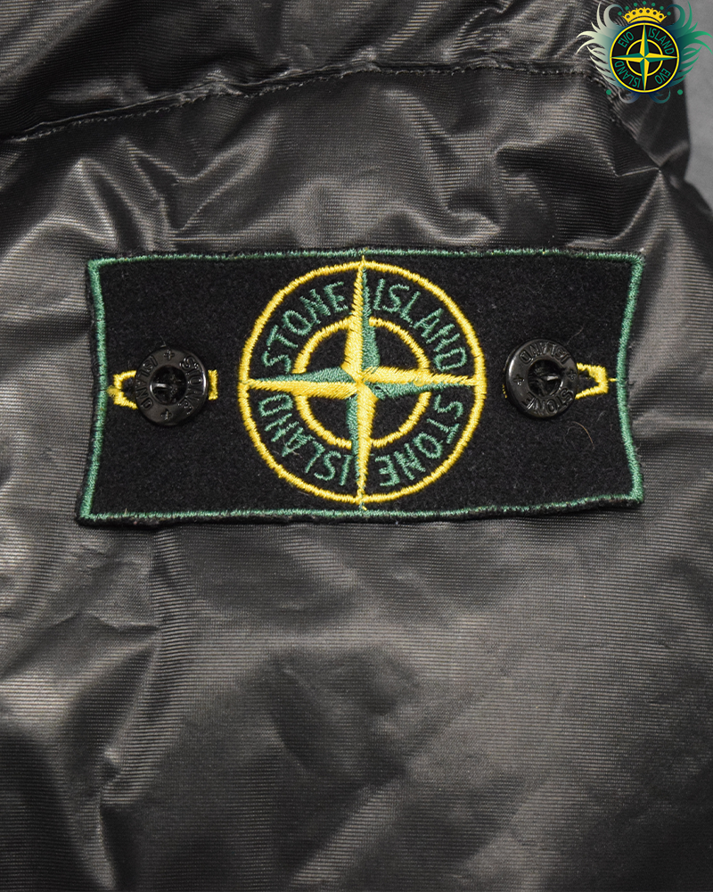 Stone Island 1997 Micro Light Down Puffer Jacket Black - L