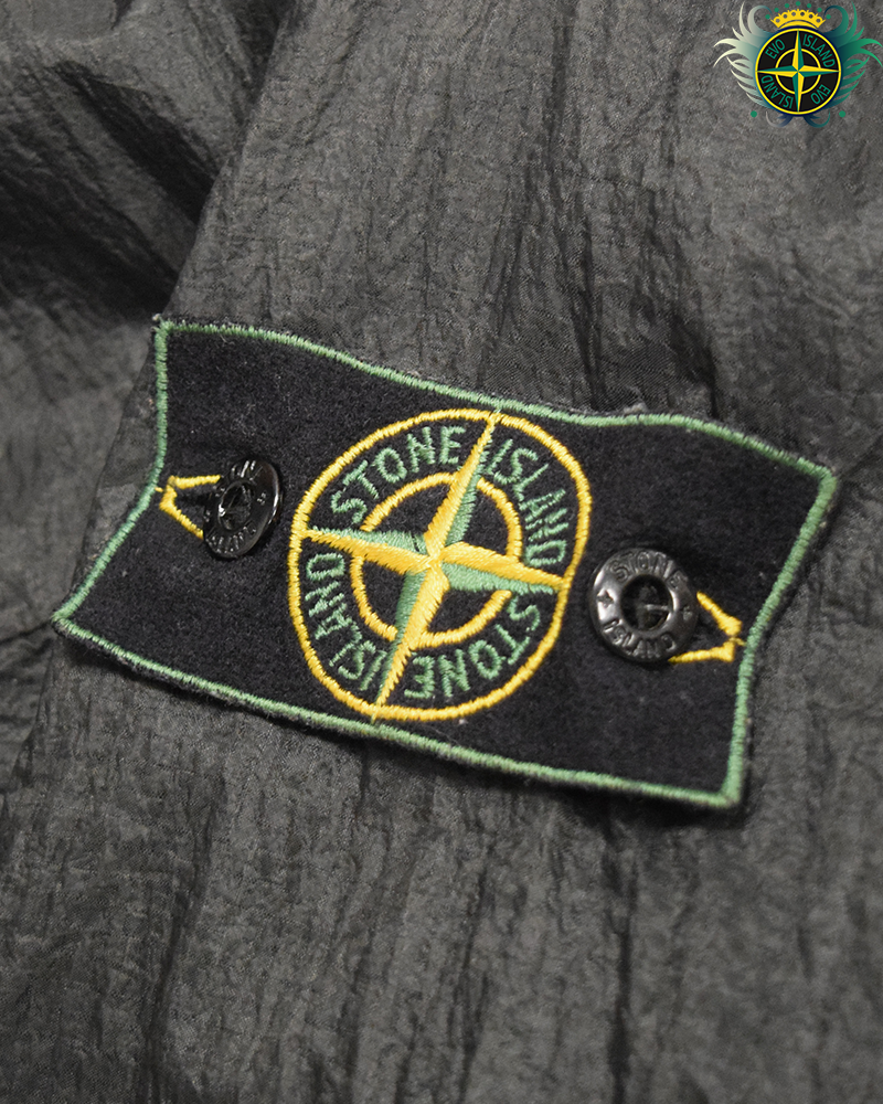 Stone Island 1995 Nylon Metal Reversible Smock Black - L