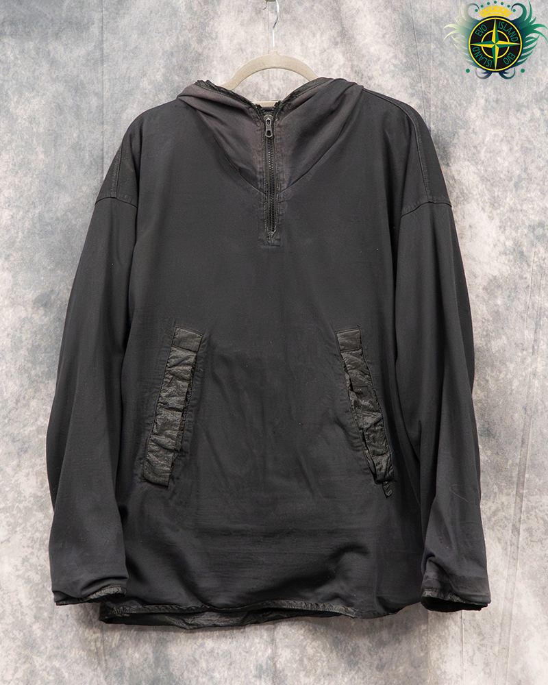 Stone Island 1995 Nylon Metal Reversible Smock Black - L