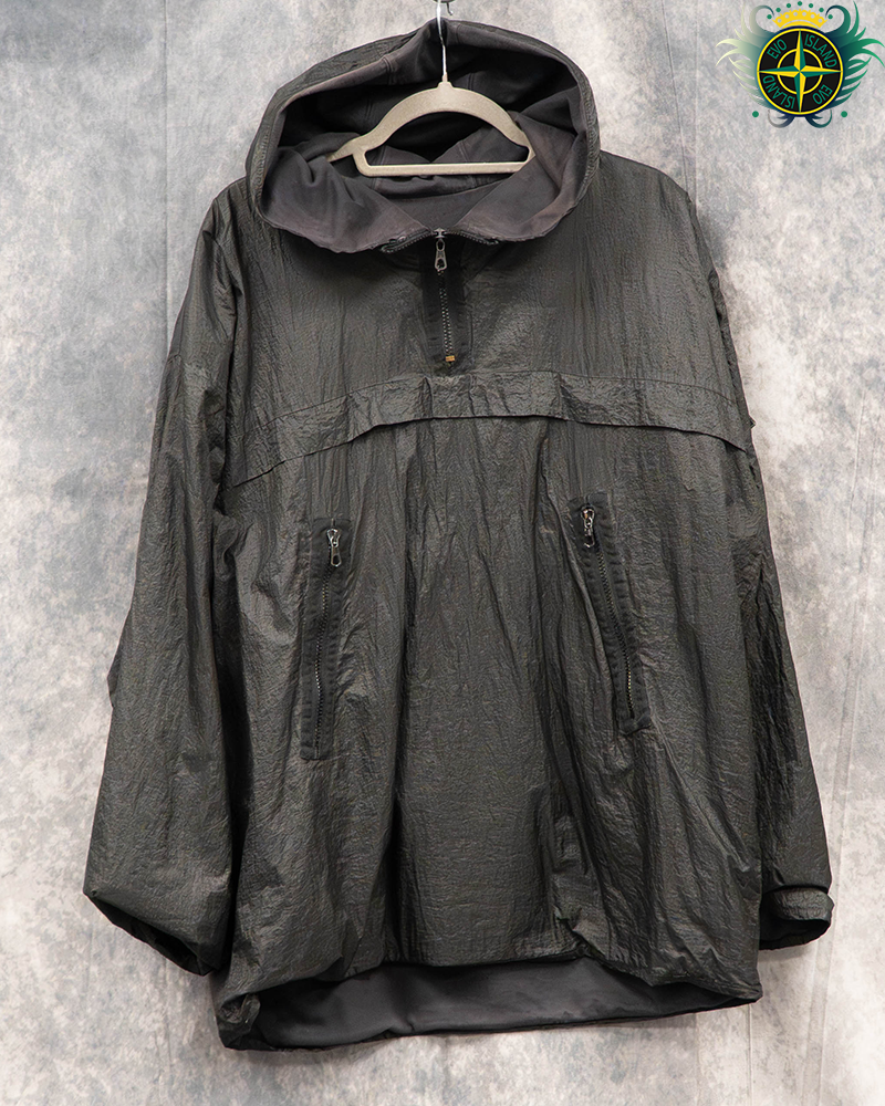 Stone Island 1995 Nylon Metal Reversible Smock Black - L