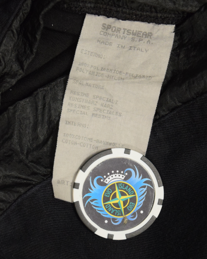 Stone Island 1995 Nylon Metal Reversible Smock Black - L