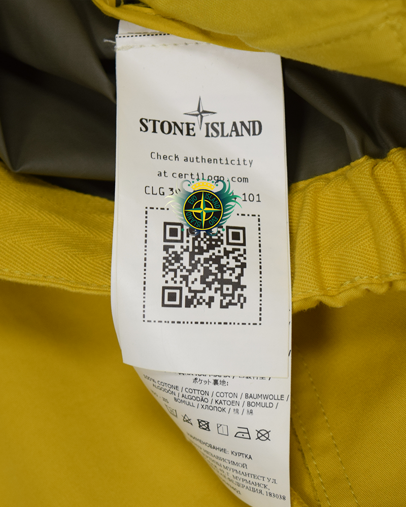 Stone Island 40th Anniversary Marina Smock Yellow - L