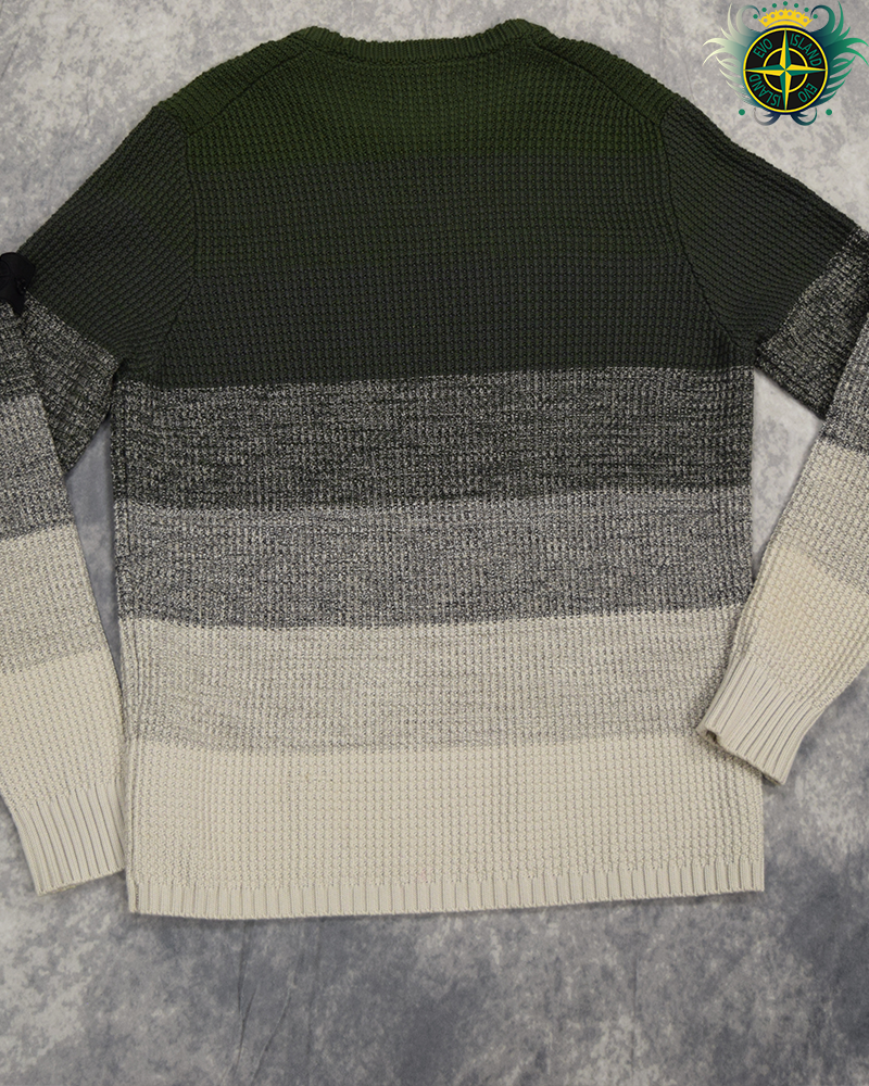 Stone Island Shadow Project Gradient Knit Green - L