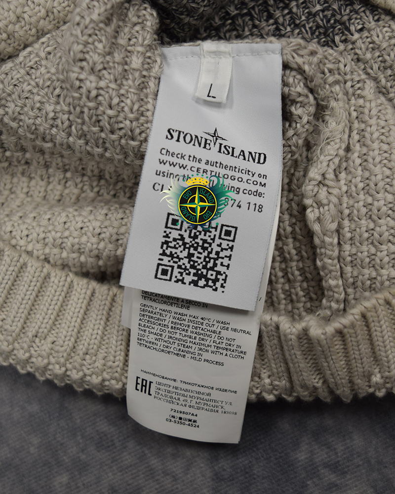 Stone Island Shadow Project Gradient Knit Green - L