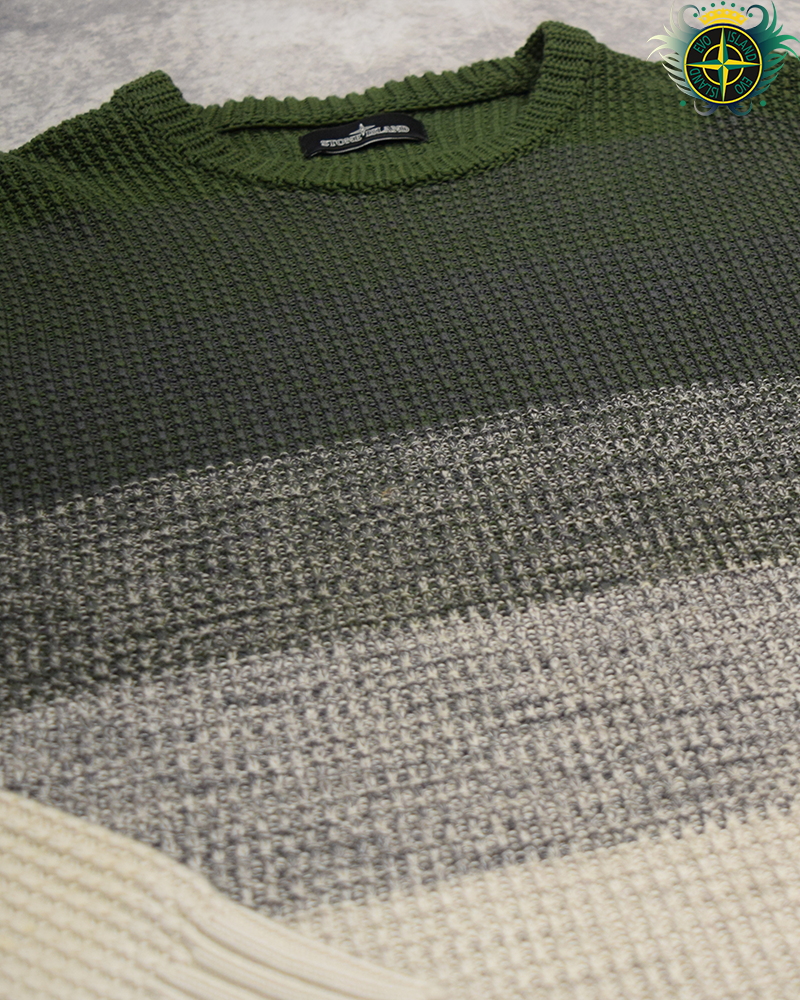 Stone Island Shadow Project Gradient Knit Green - L