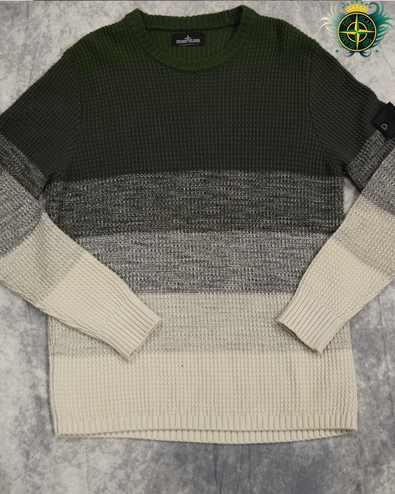 Stone Island Shadow Project Gradient Knit Green - L