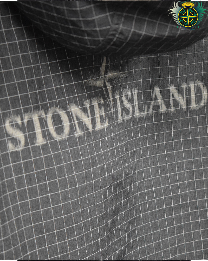 Stone Island Reflective Ripstop Chine Jacket Black - XXL