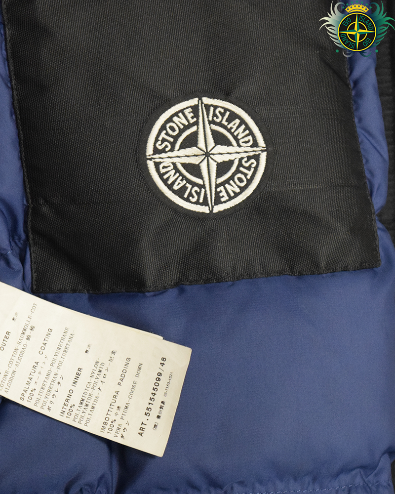 Stone Island Ice Down Jacket Blue - XL
