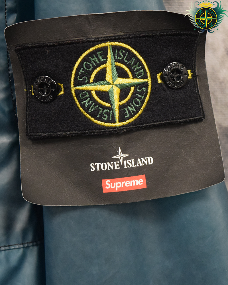 Stone Island X Supreme Poly Cover Composite Jacket Blue - M
