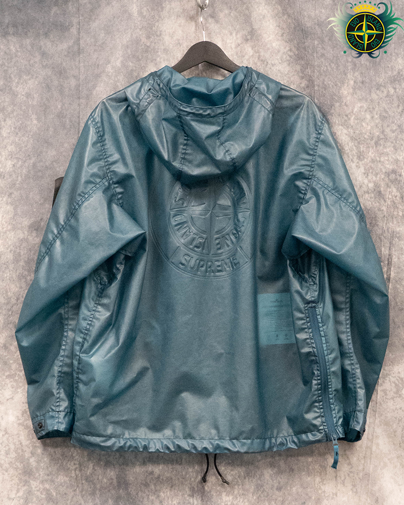 Stone Island X Supreme Poly Cover Composite Jacket Blue - M