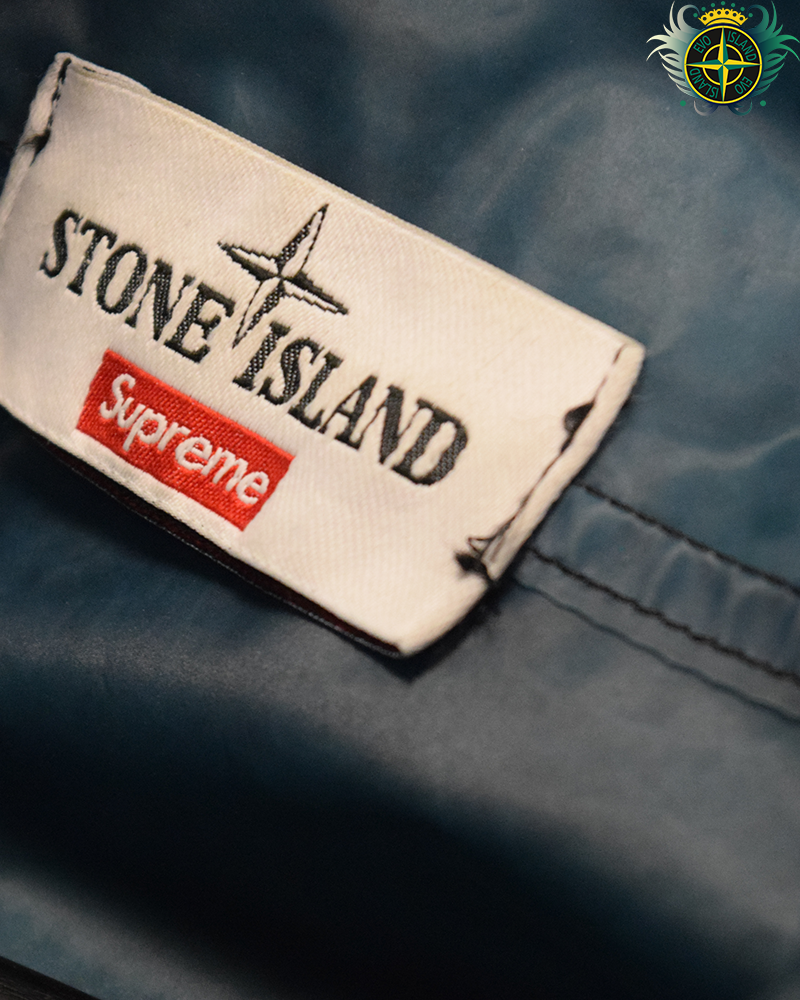 Stone Island X Supreme Poly Cover Composite Jacket Blue - M
