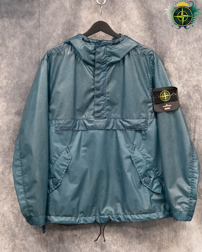 Stone Island X Supreme Poly Cover Composite Jacket Blue - M