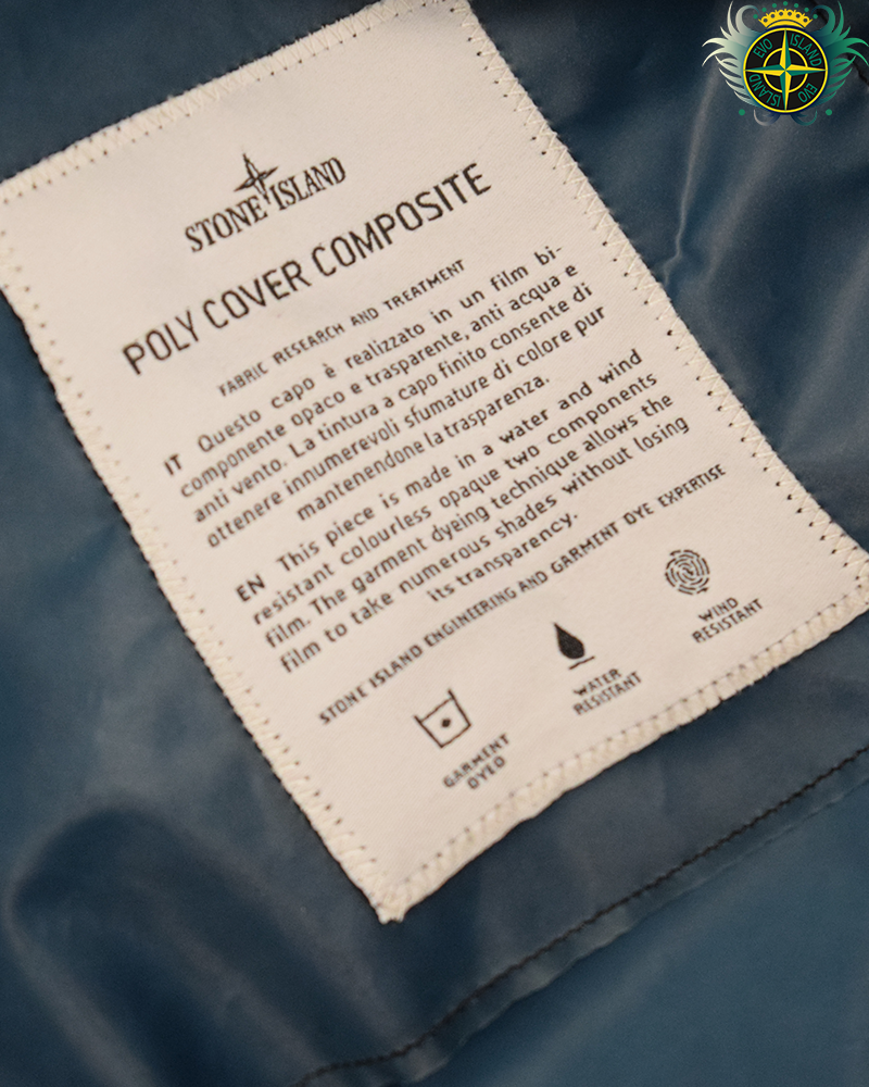 Stone Island X Supreme Poly Cover Composite Jacket Blue - M