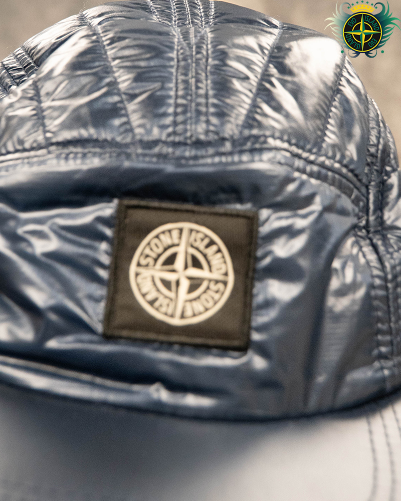 Stone Island Pertex Quantum Primaloft Hat and Scarf Set Blue - XL