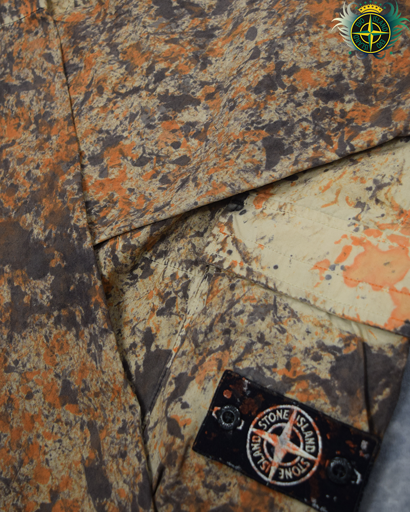 Stone Island Cotton Cordura Paintball Camo Cargo Trousers