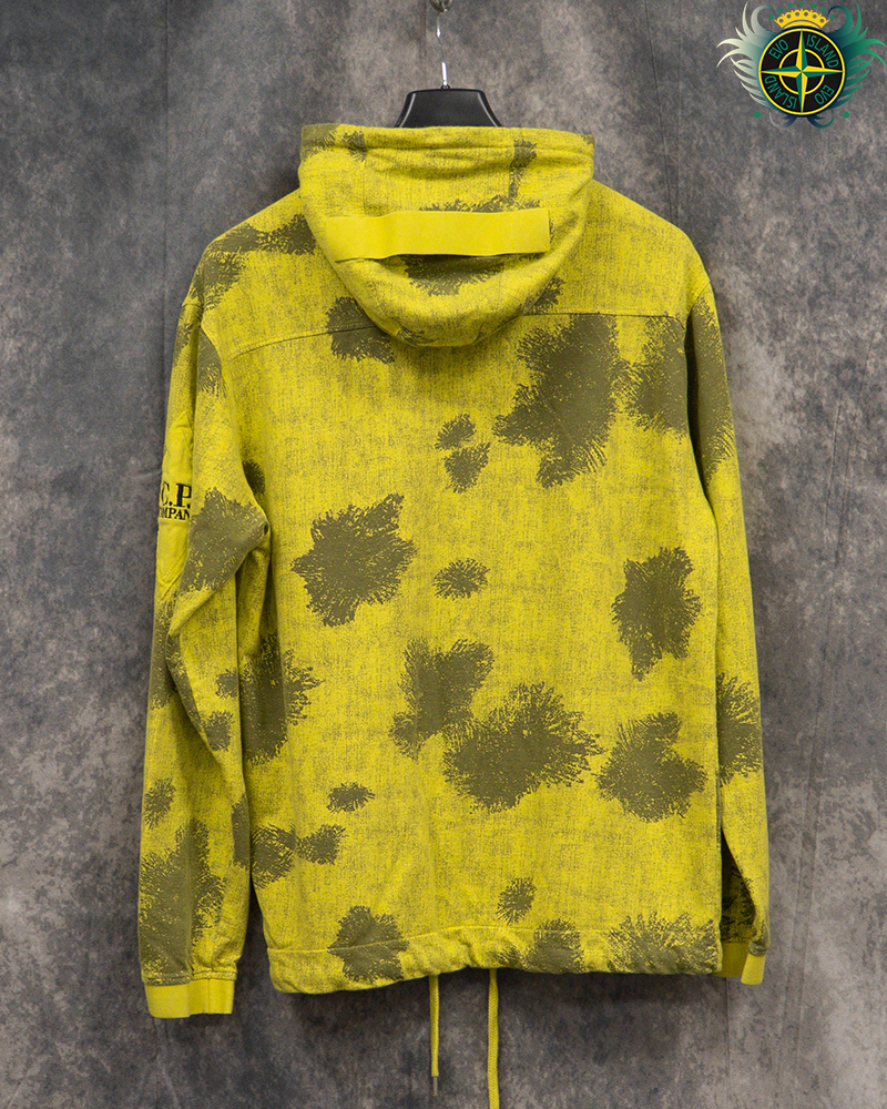 C.P Company Bruised Banana Camo Full Zip Hoodie Black/Yellow - XL