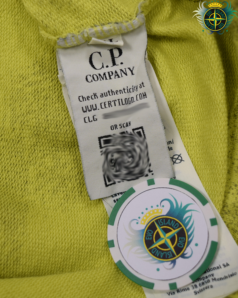 C.P Company Bruised Banana Camo Full Zip Hoodie Black/Yellow - XL