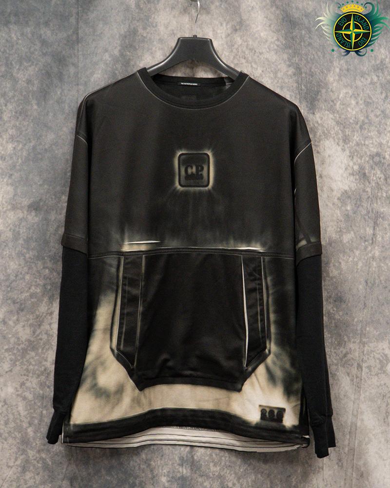 C.P Company Metropolis Tracery Sweater Black - XL